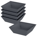 vidaXL Kerti cserép 5 pcs Antracit 50 x 50 x 15 cm