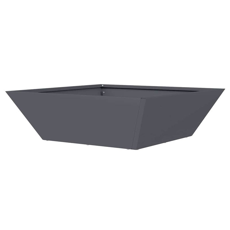 vidaXL Kerti Tál Ültető 5 pcs Antracit 50 x 50 x 15 cm Acél