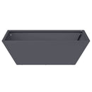 vidaXL Kerti cserép 5 pcs Antracit 50 x 50 x 15 cm