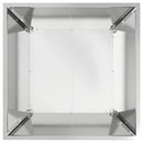 vidaXL Kerti cserép Ezüst 50 x 50 x 15 cm Horganyzott acél
