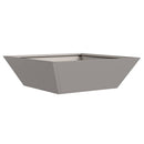 vidaXL Kerti cserép 5 pcs Rozsdás 50 x 50 x 15 cm Időjárásálló acél