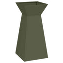 vidaXL Pillér Ültető 2 pcs Olívazöld 35 x 35 x 73 cm