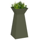 vidaXL Pillér Ültető 2 pcs Olívazöld 35 x 35 x 73 cm