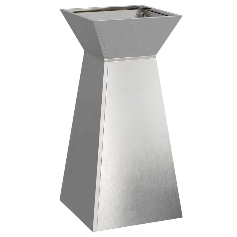 vidaXL Pillér Ültető 2 pcs Ezüst 35 x 35 x 73 cm Acél