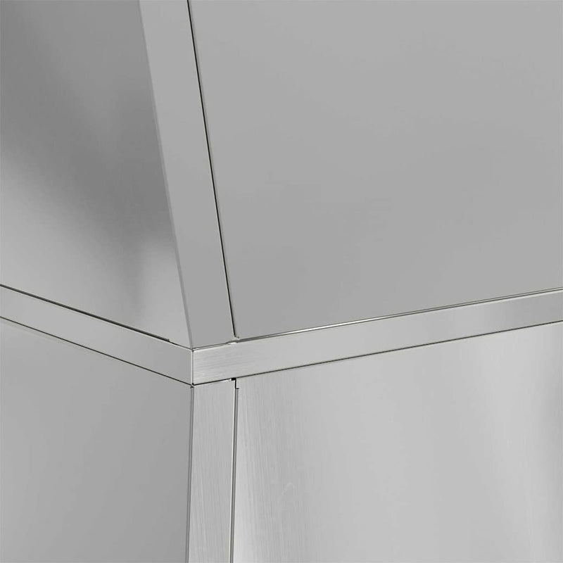 vidaXL Pillér Ültető 2 pcs Ezüst 35 x 35 x 73 cm Acél