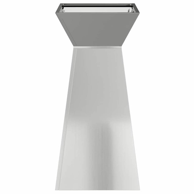 vidaXL Pillér Ültető 2 pcs Ezüst 35 x 35 x 73 cm Acél