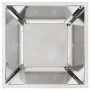 vidaXL Pillér Ültető 2 pcs Ezüst 35 x 35 x 73 cm