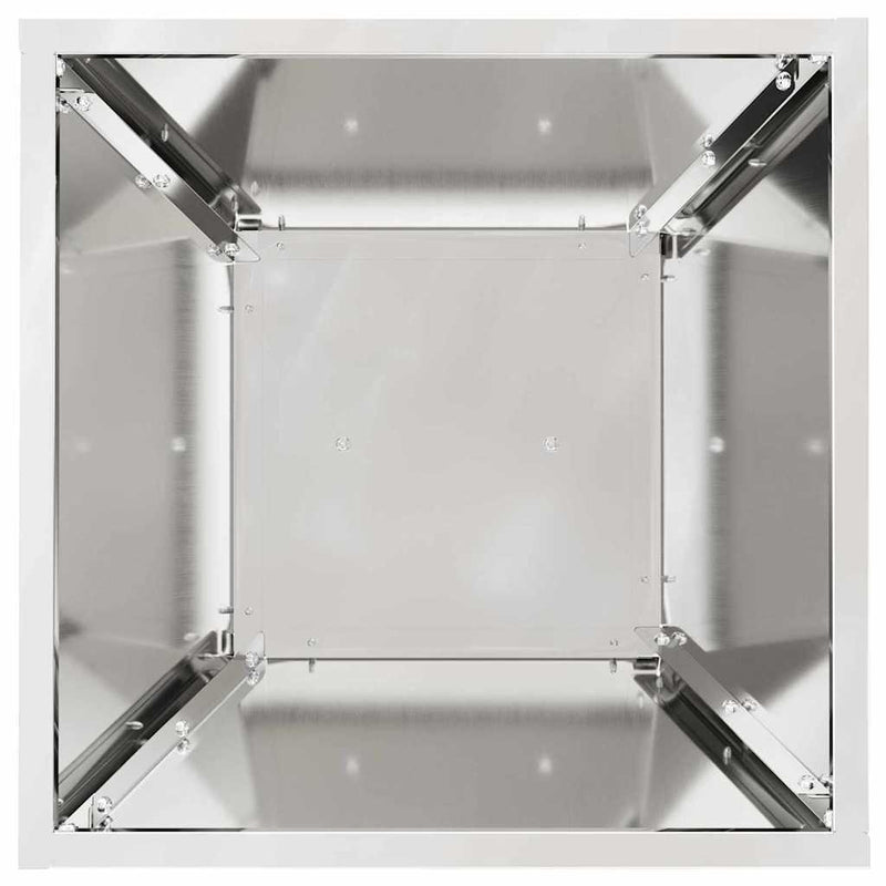 vidaXL Pillér Ültető 2 pcs Ezüst 35 x 35 x 73 cm Acél