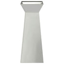 vidaXL Pillér Ültető Ezüst 40 x 40 x 100 cm