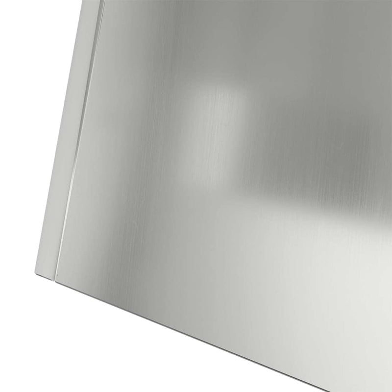 vidaXL Pillér Ültető 2 pcs Ezüst 40 x 40 x 100 cm Acél