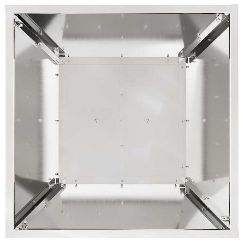 vidaXL Pillér Ültető 2 pcs Ezüst 40 x 40 x 100 cm Acél