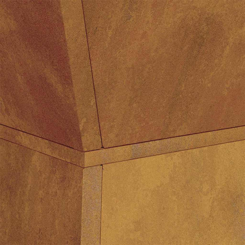vidaXL Pillér Ültető 2 pcs Ezüst 40 x 40 x 100 cm Acél