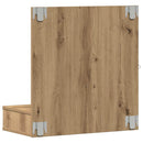 vidaXL Tükörszekrény polcokkal Artisan tölgy 60 x 31,5 x 62 cm Faanyag