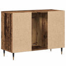 vidaXL Fürdőszoba Székény polcokkal Öreg fa 80 x 33 x 60 cm Faanyag