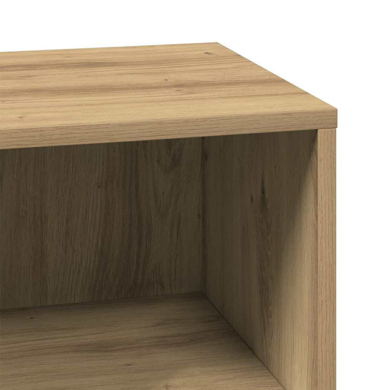 vidaXL Fürdőszoba Székény kézműves tölgy 80 x 33 x 60 cm Faanyag