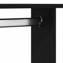 vidaXL Ruhásszekrény polcokkal Musta tammi 102 x 38 x 110 cm Faanyag