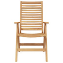 vidaXL Kerti Szék 4 pcs Barna 52 x 64.5 x 108 cm Tömör tíkfa