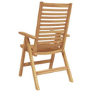 vidaXL Szék 6 pcs Barna 64.5 x 52 x 108 cm Tömör Teakfa