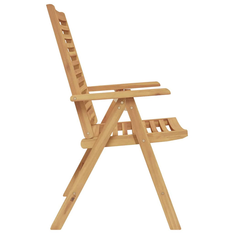vidaXL Kerti Szék 6 pcs Barna 52 x 64.5 x 108 cm Tömör tíkfa