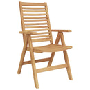 vidaXL Szék 8 pcs Barna 64.5 x 52 x 108 cm Tömör Teakfa