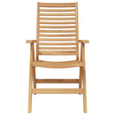 vidaXL Szék 8 pcs Barna 64.5 x 52 x 108 cm Tömör Teakfa