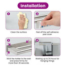 vidaXL Törölközőtartó Ezüst 40 x 9 x 4 cm Rozsdamentes acél