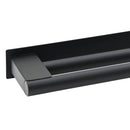 vidaXL Törölközőtartó Fekete 40 x 9 x 4 cm Rozsdamentes acél