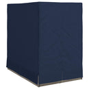 vidaXL Dupla napozóágy Állítható Fekete 205 x 129 x 200 cm polirattan