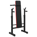 VidaXL Súly pad Fekete 126,5 x 67 x 111 cm Porszórt acél