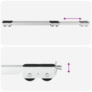 vidaXL Mosógépállvány 2 pcs Ezüst 72 x 5 x 4.5 cm Acél