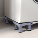 vidaXL Mosógép Alap Szürke 67 x 67 x 12 cm Fém