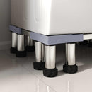 vidaXL Mosógépállvány Szürke 67 x 67 x 21.5 cm Fém