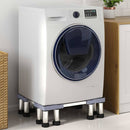 vidaXL Mosógépállvány Szürke 67 x 67 x 21.5 cm Fém