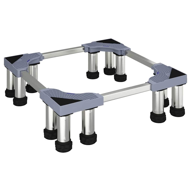 vidaXL Mosógépállvány Szürke 67 x 67 x 21.5 cm Fém
