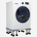 vidaXL Mosógépállvány Szürke 67 x 67 x 21.5 cm Fém