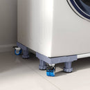 vidaXL Mosógépállvány Szürke 66 x 66 x 12 cm Fém