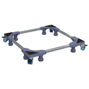 vidaXL Mosógépállvány Szürke 66 x 66 x 12 cm Fém