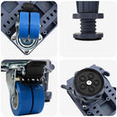 vidaXL Mosógépállvány Szürke 67 x 67 x 12 cm Fém