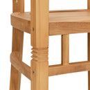 vidaXL Szék 2 pcs Barna 63 x 58 x 89 cm Tömör Teakfa
