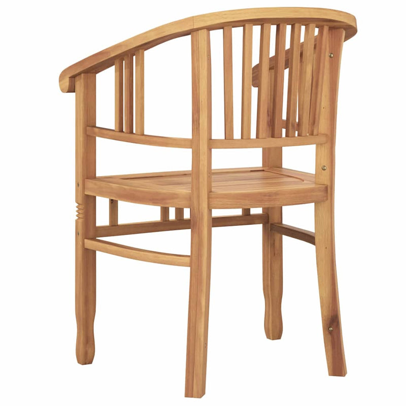 vidaXL Kerti székek 2 pcs Barna 63 x 58 x 89 cm Tömör tíkfa