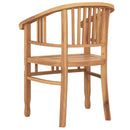 vidaXL Szék 2 pcs Barna 63 x 58 x 89 cm Tömör Teakfa