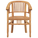 vidaXL Szék 2 pcs Barna 63 x 58 x 89 cm Tömör Teakfa