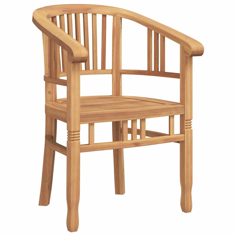 vidaXL Kerti székek 2 pcs Barna 63 x 58 x 89 cm Tömör tíkfa
