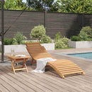 vidaXL Napozó 2 pcs Barna 198 x 55 x 58,5 cm Tömör Teakfa