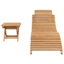 vidaXL Napozó 2 pcs Barna 198 x 55 x 58,5 cm Tömör Teakfa