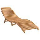 vidaXL Kerti napozóágy párnával Barna 198 x 55 x 58,5 cm Tömör Teakfa