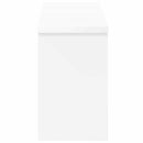 vidaXL Fali Kabáthorog polcokkal Fehér 50 x 16 x 26 cm Faanyag