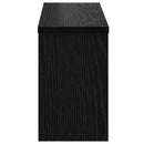 vidaXL Fali Kabáthorog polcokkal Fekete tölgy 50 x 16 x 26 cm Faanyag