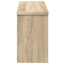 vidaXL Fali Kabáthorog polcokkal Sonoma tölgy 50 x 16 x 26 cm Faanyag