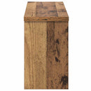 vidaXL Fali Kabáthorog polcokkal Öreg fa 50 x 16 x 26 cm Faanyag
